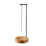 Wooden Incense Burner with Metal Holder