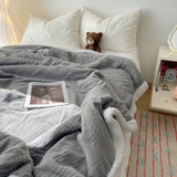 Seraphina Soft Jacquard Rabbit Plush Blanket